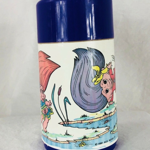 Vintage Treasure Trolls Aladdin Thermos 1992 - Picture 2 of 6